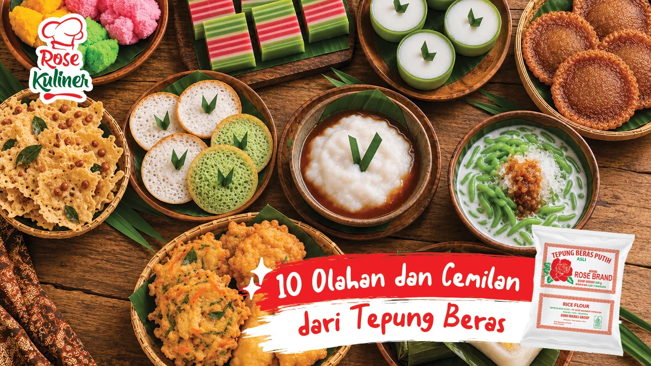 Tepung Beras untuk Apa Saja? 10 Olahan dan Cemilan dari Tepung Beras