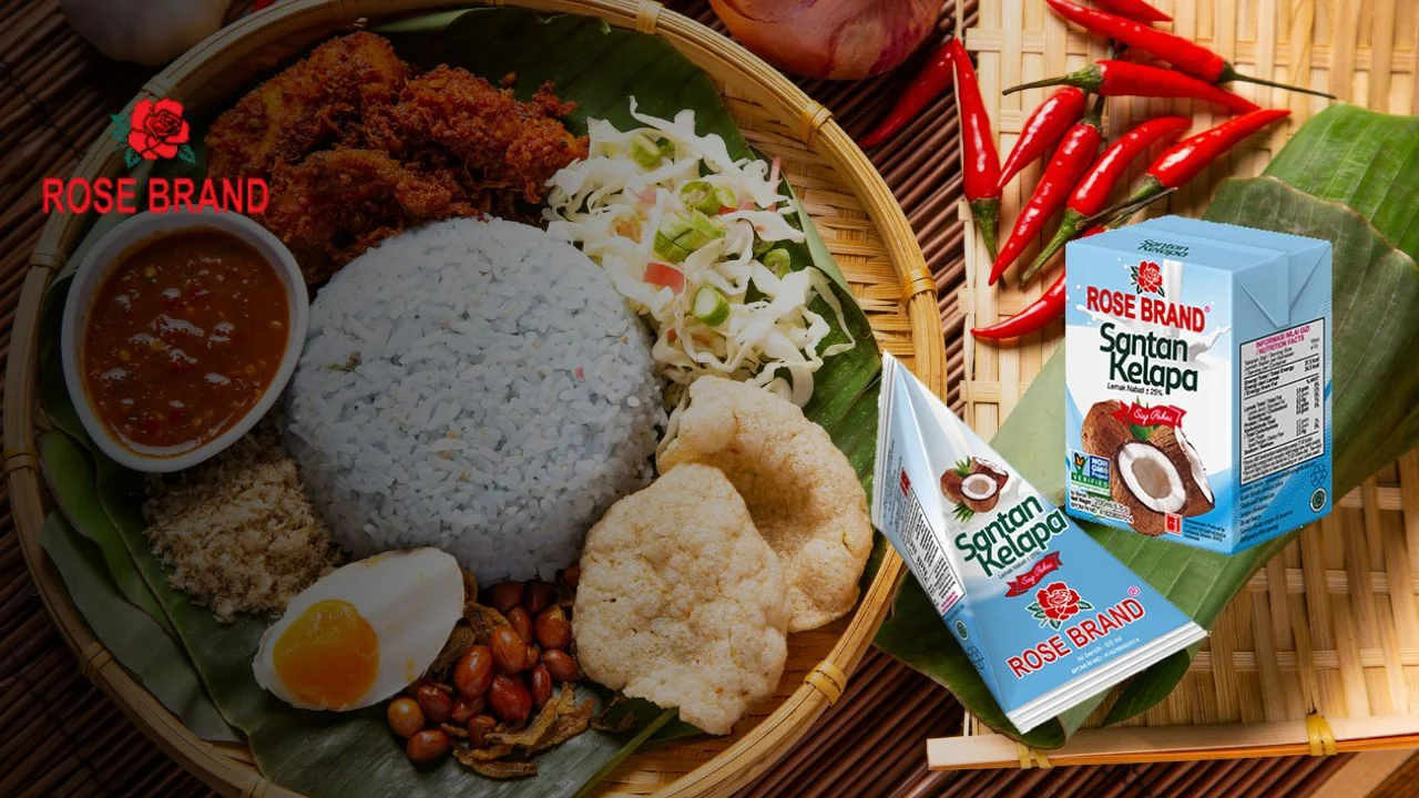 Resep Nasi Uduk Magic Com Pakai Santan Rose Brand, Praktis Anti Gagal